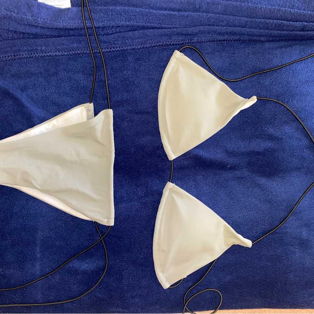 Gray Triangle Bikini Set from SHEIN